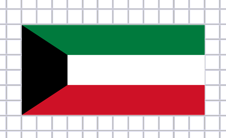 Oppgave 4 Elevene i en klasse har lært om landet Kuwait i geografitimen, og nå ønsker matematikklæreren å bruke Kuwaits flagg til å snakke om brøk med barna.