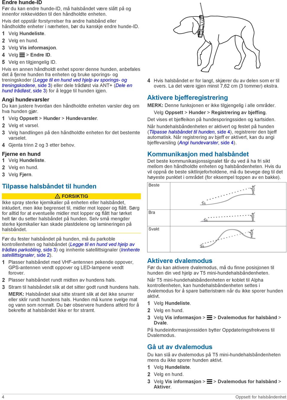 5 Velg en tilgjengelig ID.