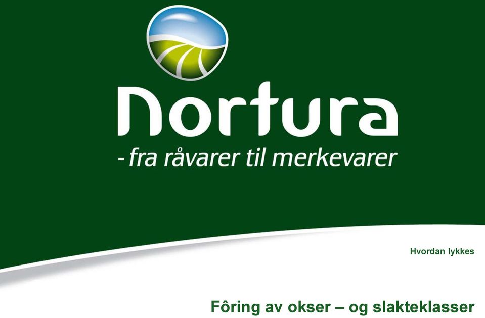 Fôring av