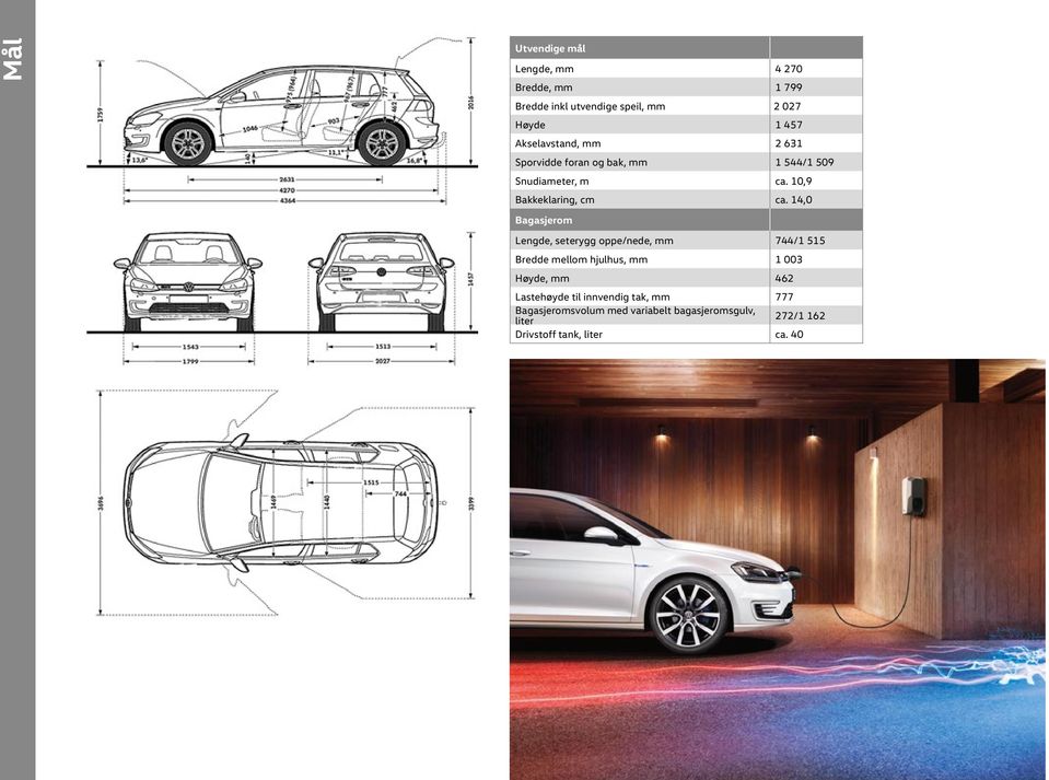 Brosjyre med tekniske data og utstyr. Den nye Volkswagen Golf GTE - PDF  Free Download