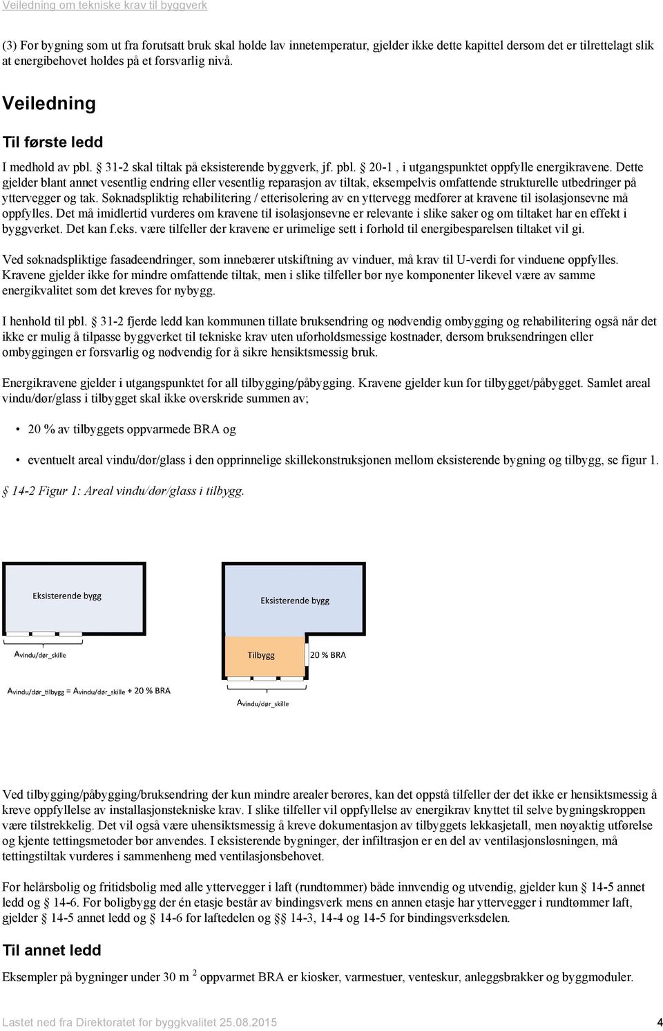 Dette gjelder blant annet vesentlig endring eller vesentlig reparasjon av tiltak, eksempelvis omfattende strukturelle utbedringer på yttervegger og tak.