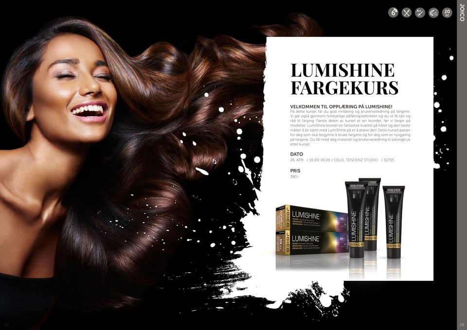 LumiShine leverer en fantastisk kvalitet på håret og den beste måten å bli kjent med LumiShine på er å prøve det!