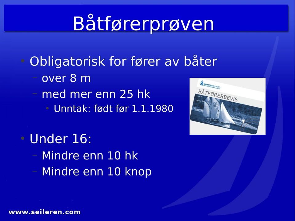 25 hk Unntak: født før 1.