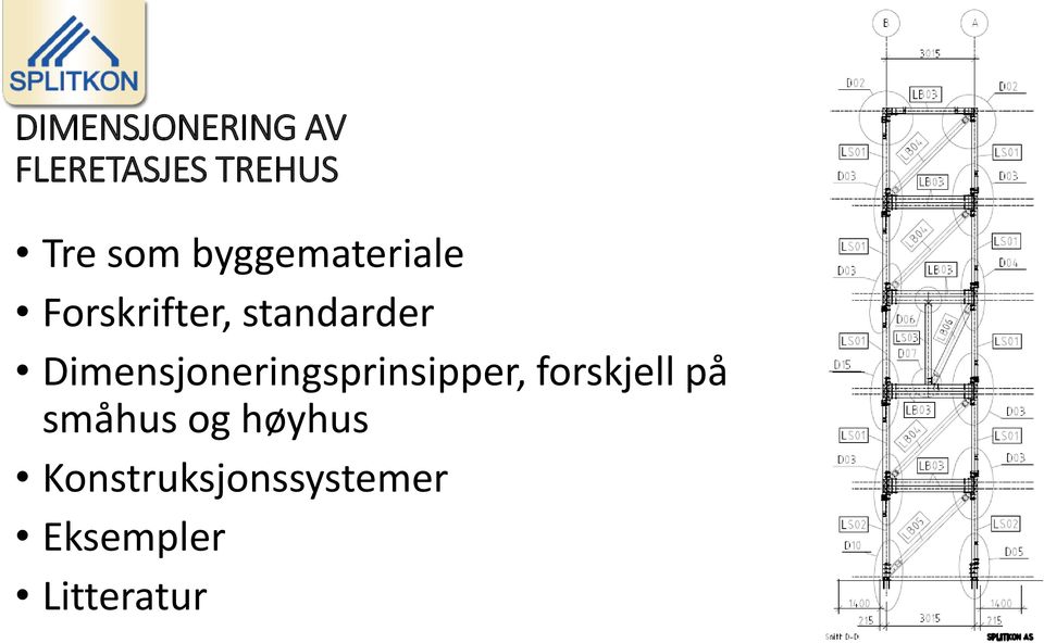 Dimensjoneringsprinsipper, forskjell på