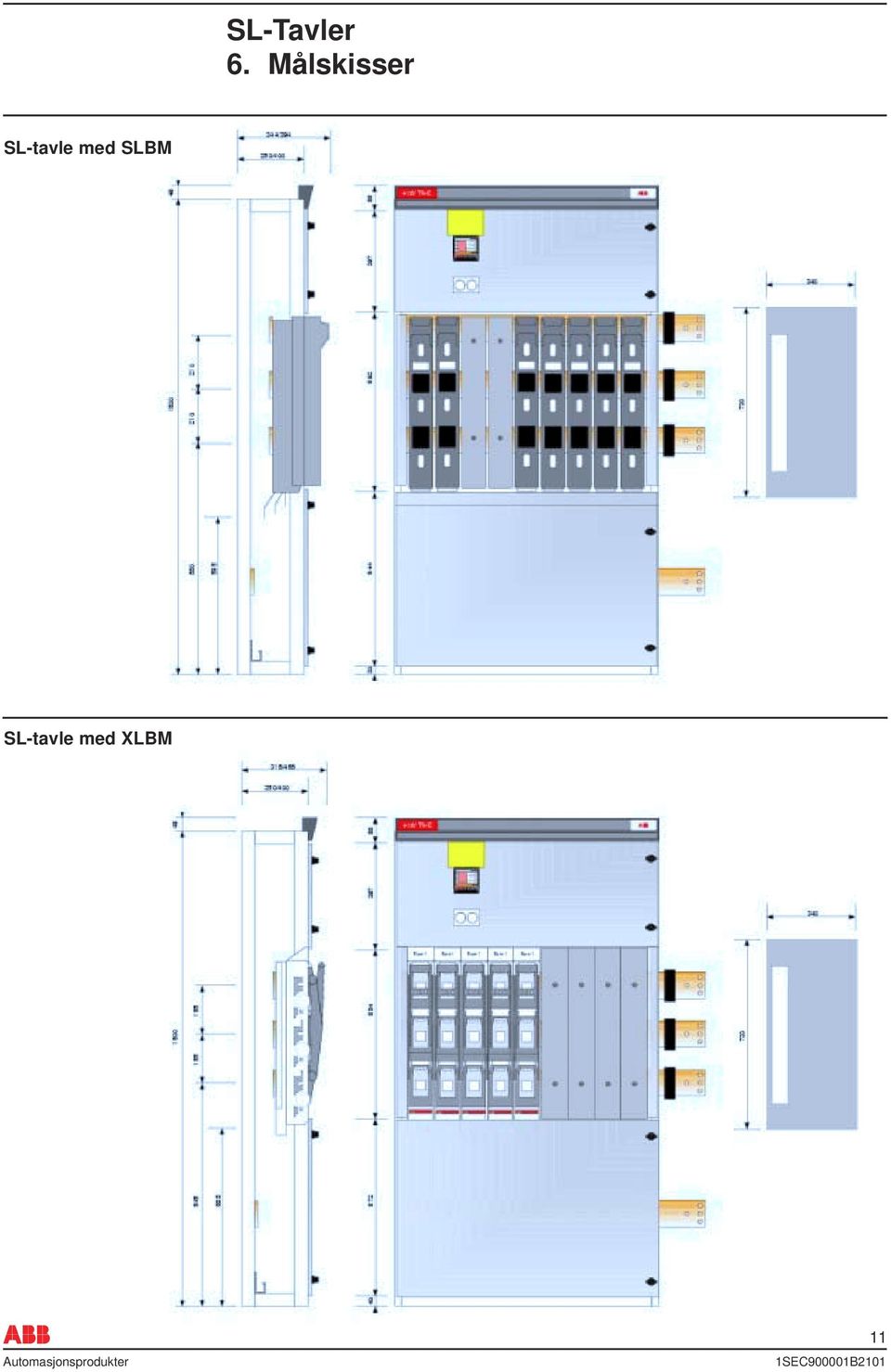 SL-tavle med