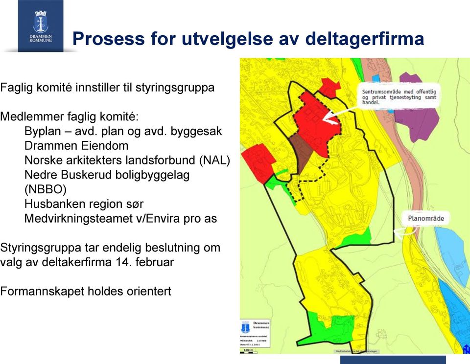 byggesak Drammen Eiendom Norske arkitekters landsforbund (NAL) Nedre Buskerud boligbyggelag (NBBO)