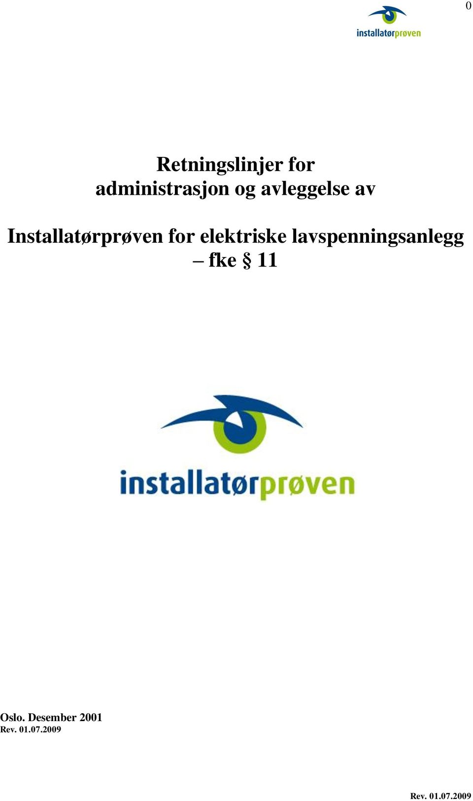 Installatørprøven for elektriske