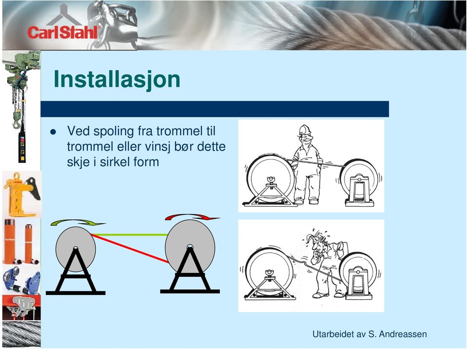 til trommel eller