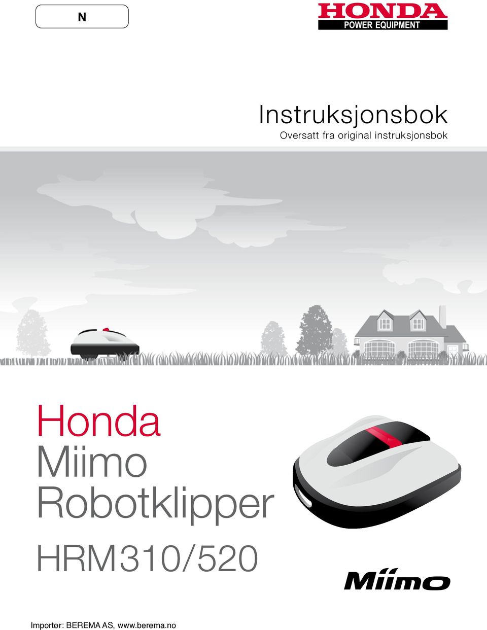 instruksjonsbok Honda Miimo Robotic