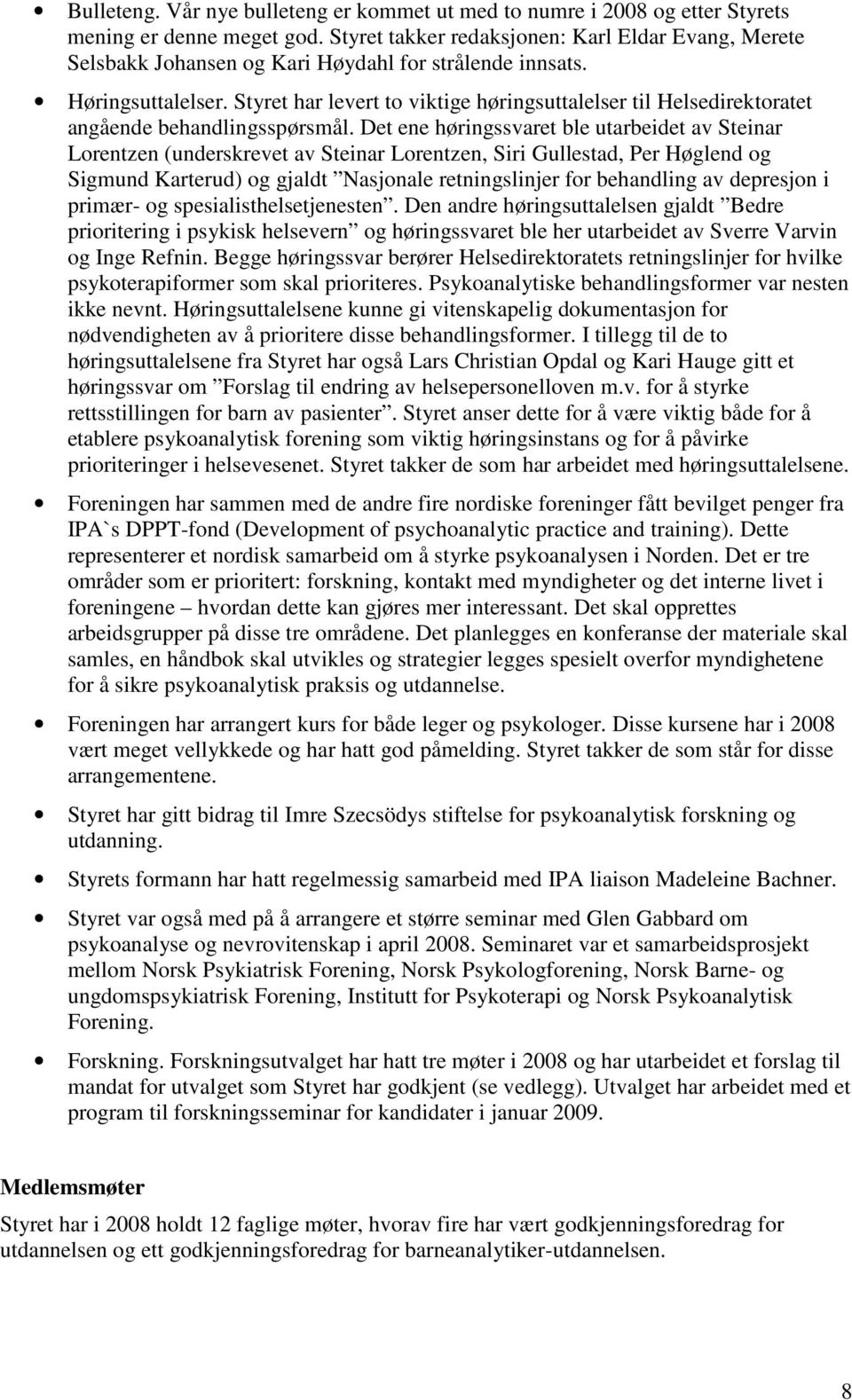 NORSK PSYKOANALYTISK FORENING NORSK PSYKOANALYTISK INSTITUTT - PDF Gratis  nedlasting