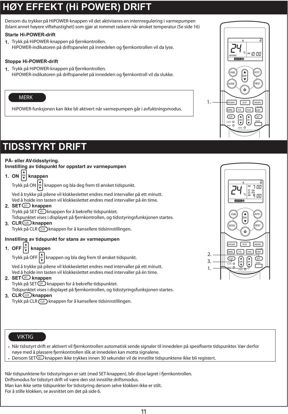 Brukermanual. -Toshiba luft / luft varmepumpe, Daiseikai (RAS) - PDF Gratis  nedlasting