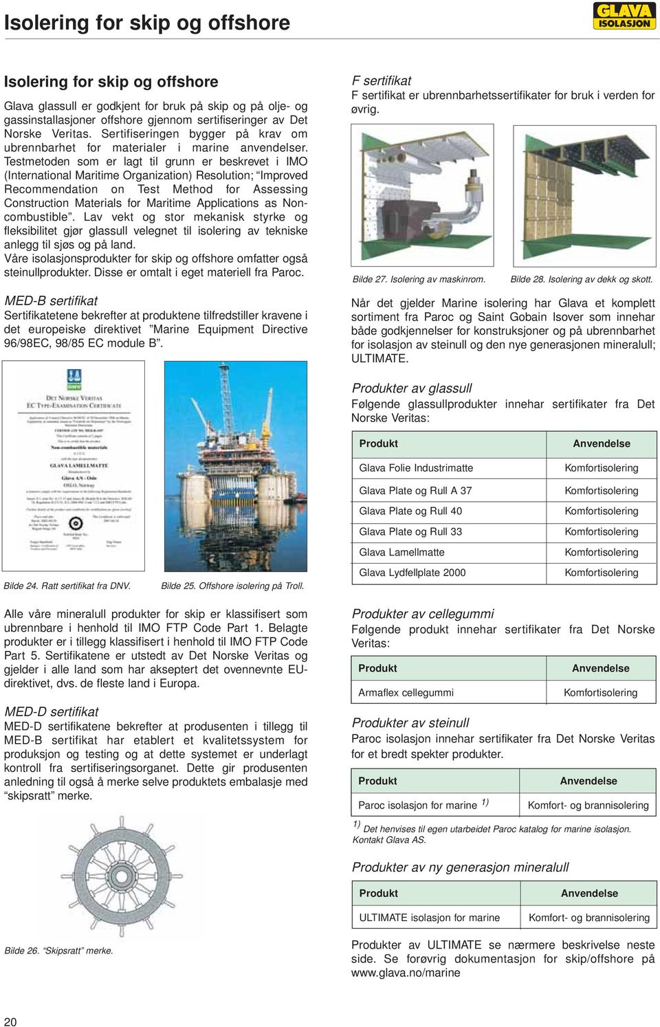 Testmetoden som er lagt til grunn er beskrevet i IMO (International Maritime Organization) Resolution; Improved Recommendation on Test Method for Assessing Construction Materials for Maritime