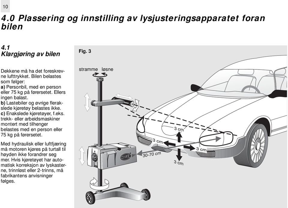 Bruksanvisning for Hella Lysjusteringsapparat Serie IV Apparatet er  universalt for alle lyskastersystemer - PDF Free Download