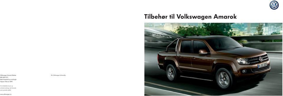 Volkswagen-forhandler: Vi tar forbehold om pris- og