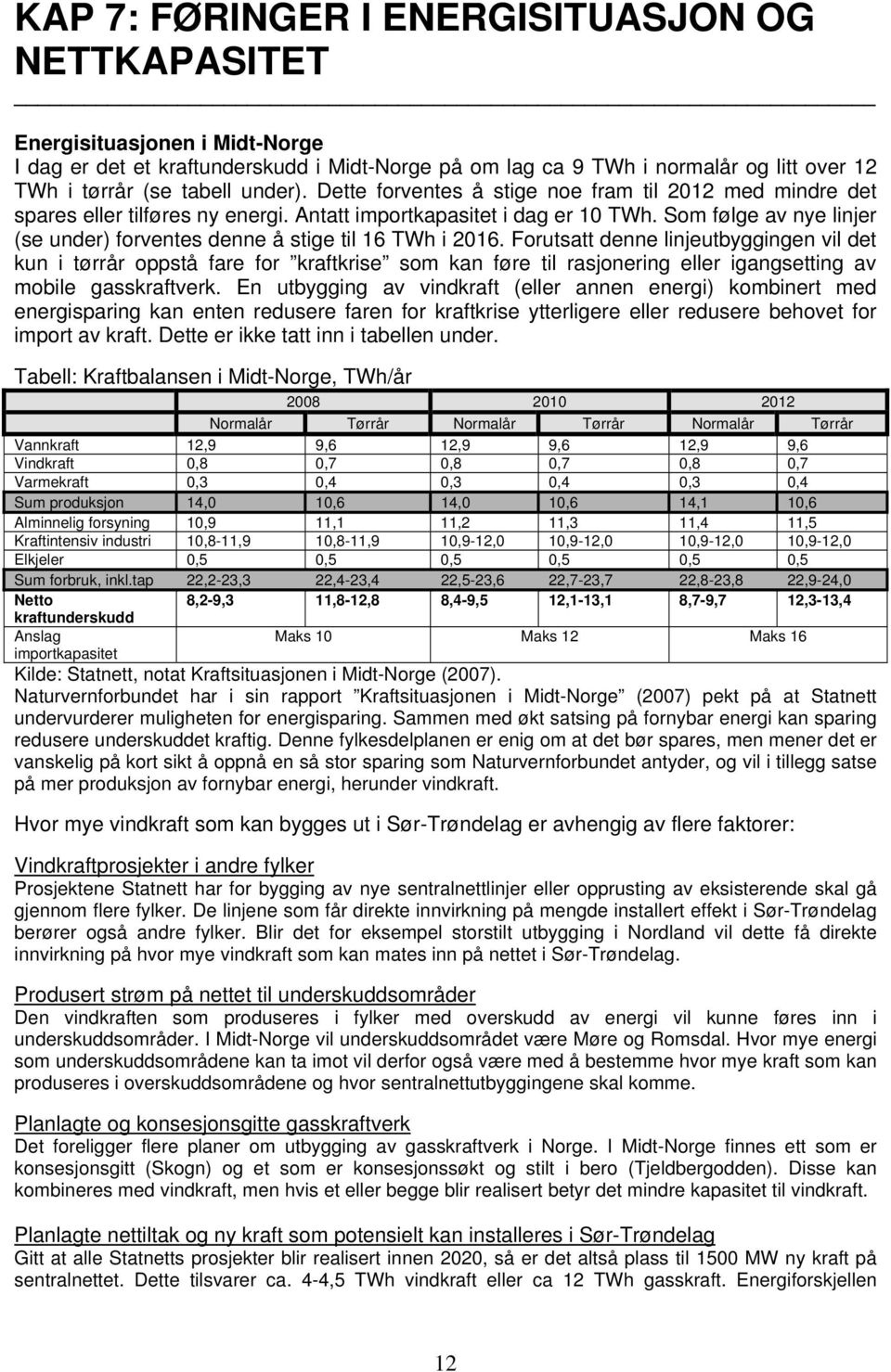 Som følge av nye linjer (se under) forventes denne å stige til 16 TWh i 2016.