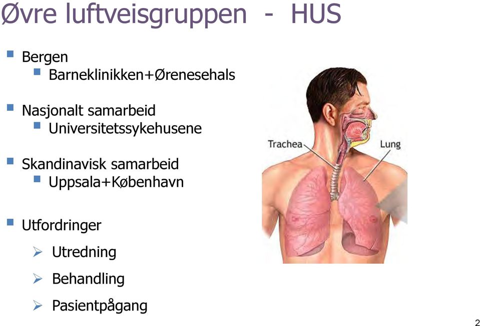 Universitetssykehusene! Skandinavisk samarbeid!