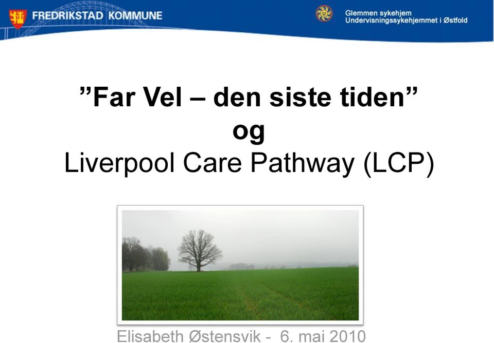 Care Pathway (LCP)