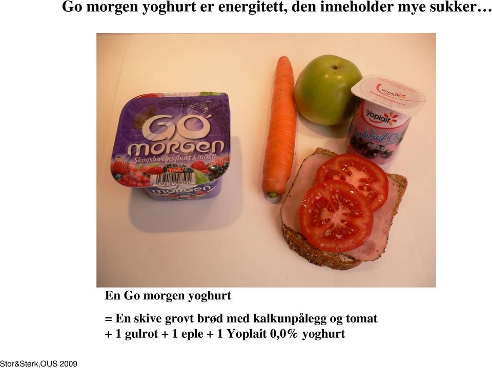 = En skive grovt brød med kalkunpålegg og