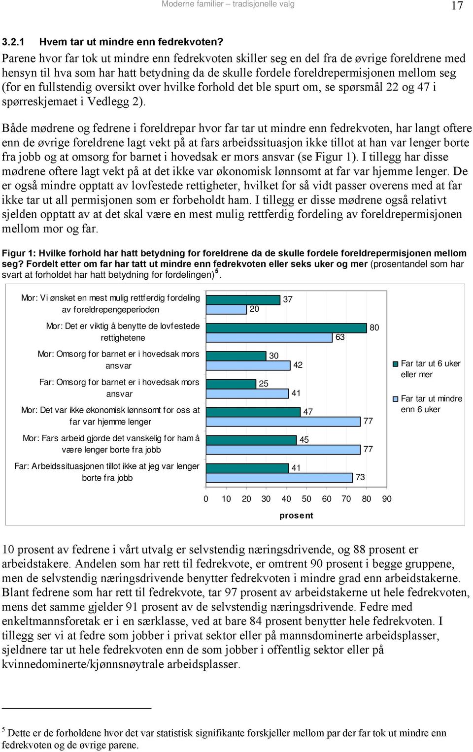 fullstendig oversikt over hvilke forhold det ble spurt om, se spørsmål 22 og 47 i spørreskjemaet i Vedlegg 2).