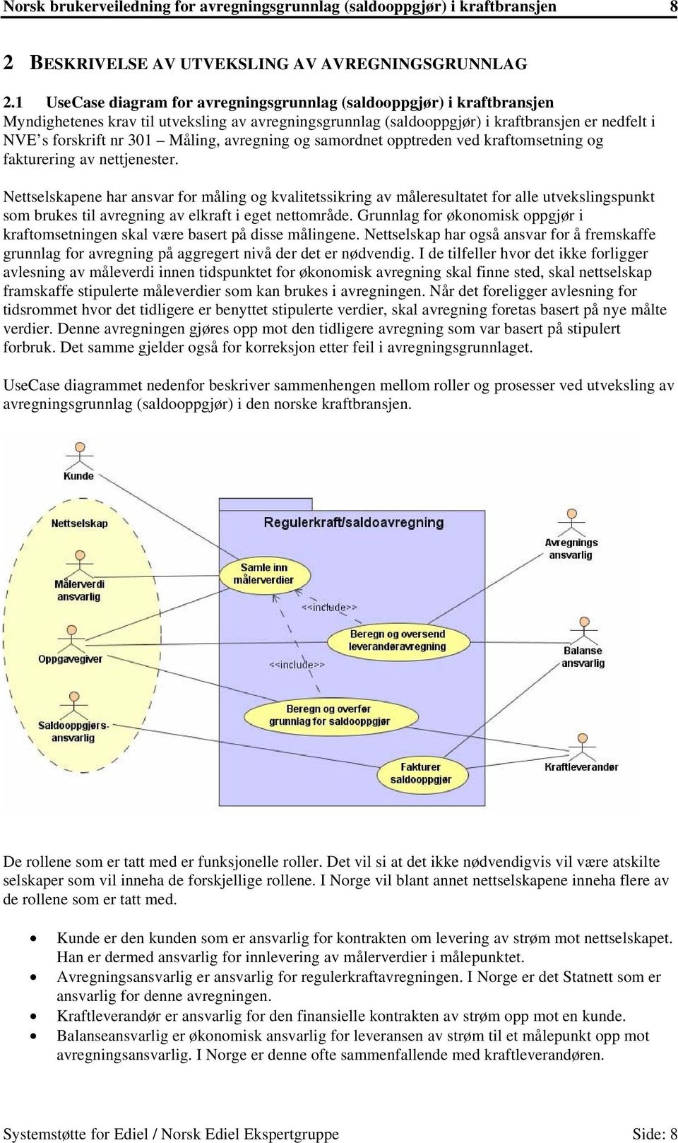 Måling, avregning og samordnet opptreden ved kraftomsetning og fakturering av nettjenester.