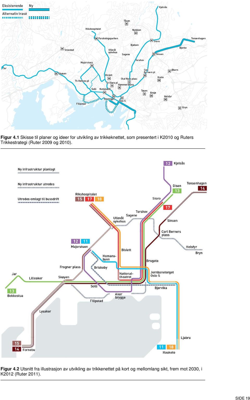 presentert i K2010 og Ruters Trikkestrategi (Ruter 2009 og 2010).