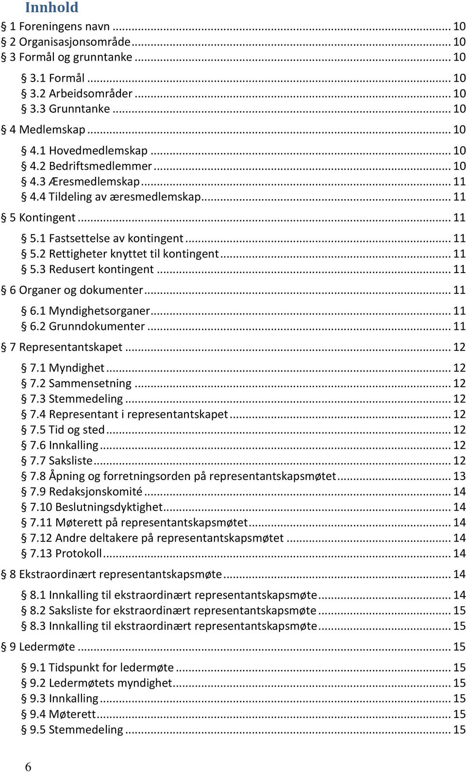 .. 11 6 Organer og dokumenter... 11 6.1 Myndighetsorganer... 11 6.2 Grunndokumenter... 11 7 Representantskapet... 12 7.1 Myndighet... 12 7.2 Sammensetning... 12 7.3 Stemmedeling... 12 7.4 Representant i representantskapet.