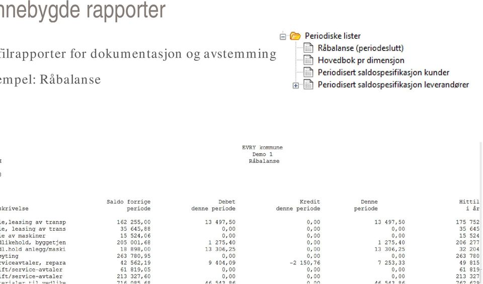 dokumentasjon og