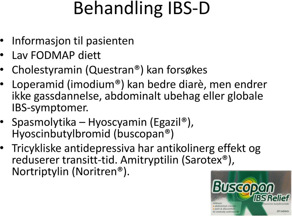 IBS-symptomer.