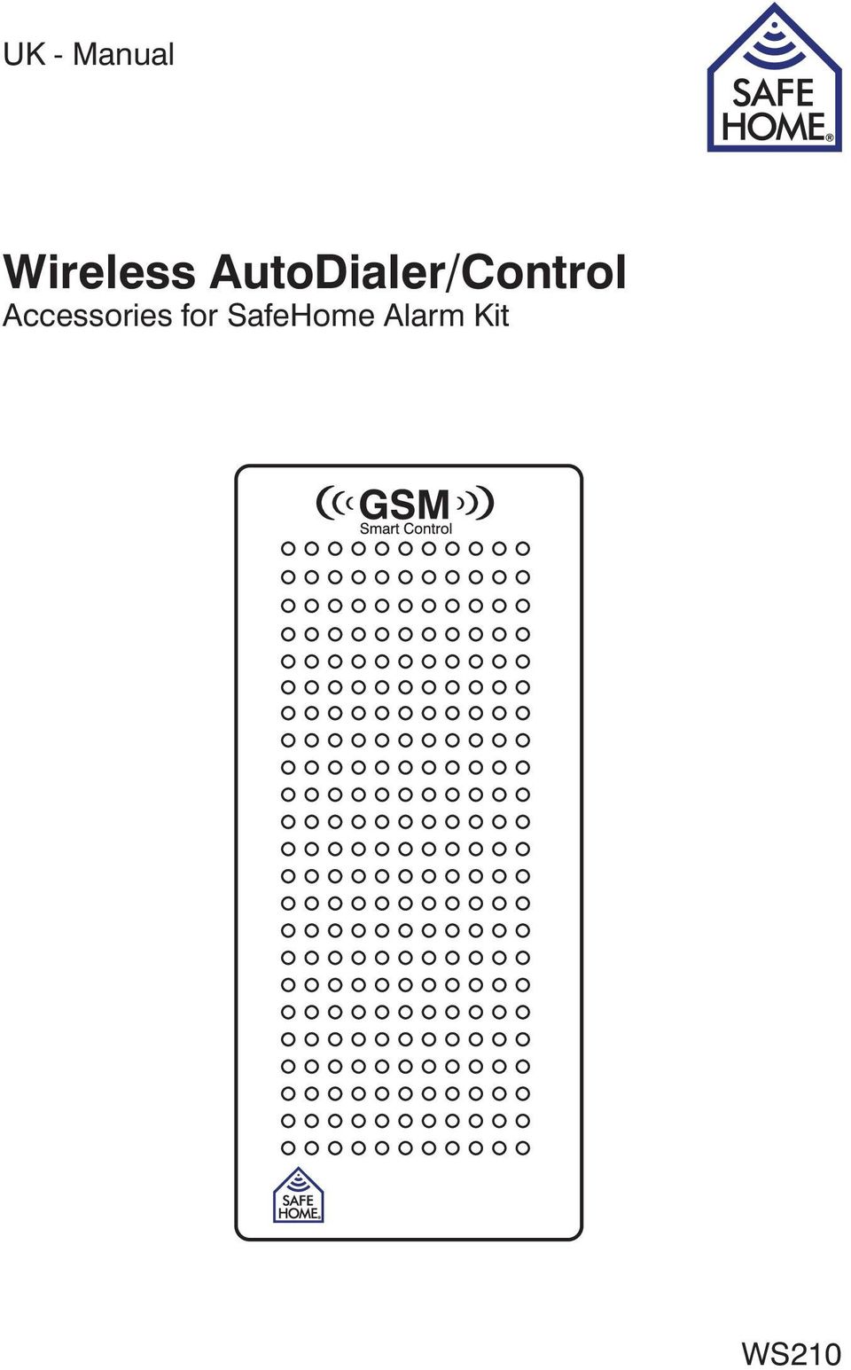 Wireless AutoDialer/Control Accessories for SafeHome Alarm Kit - PDF Gratis  nedlasting