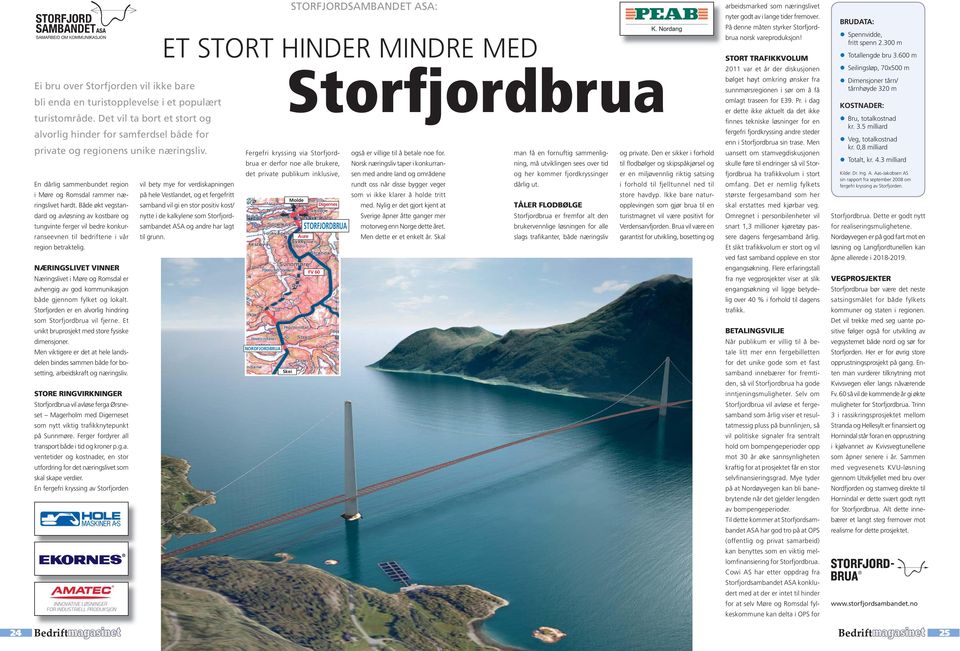 En dårlig sammenbundet region vil bety mye for verdiskapningen i Møre og Romsdal rammer næringslivet hardt.