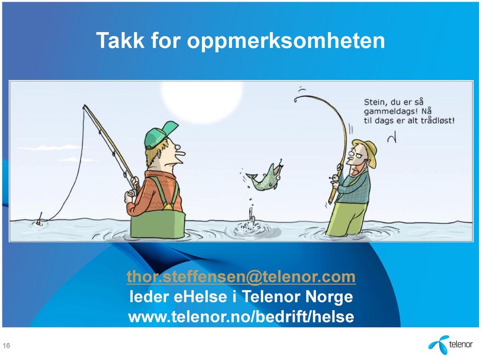 com leder ehelse i Telenor