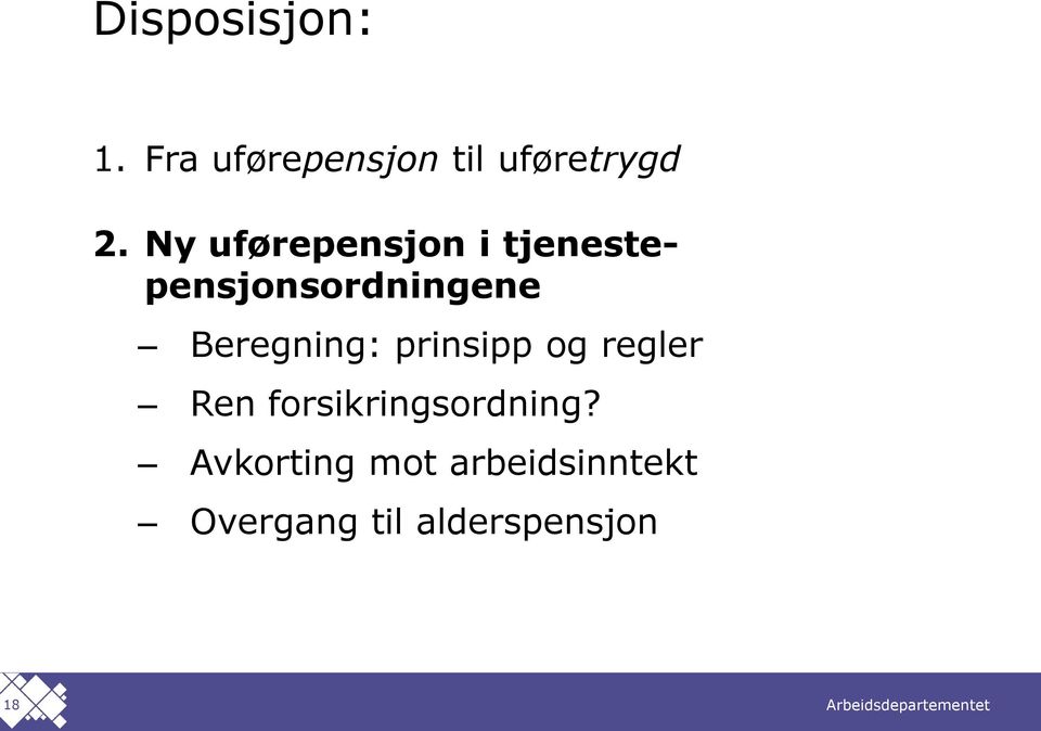 Beregning: prinsipp og regler Ren