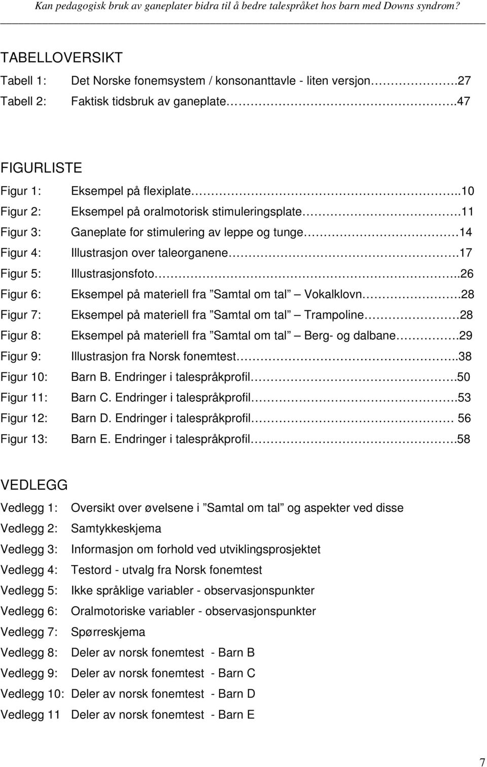 .26 Figur 6: Eksempel på materiell fra Samtal om tal Vokalklovn.28 Figur 7: Eksempel på materiell fra Samtal om tal Trampoline 28 Figur 8: Eksempel på materiell fra Samtal om tal Berg- og dalbane.