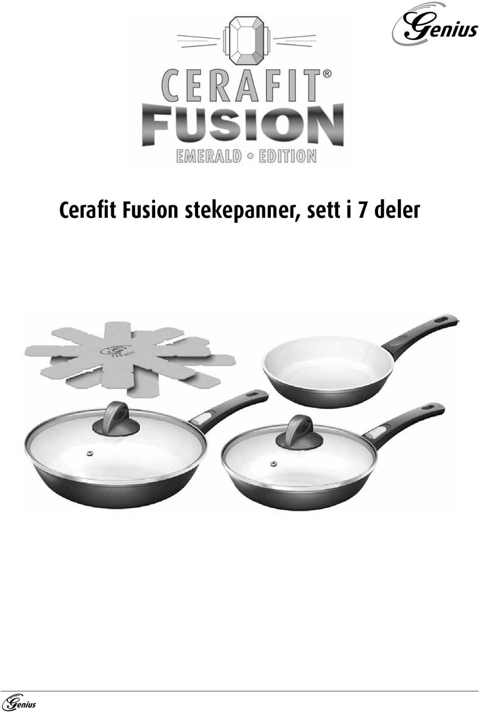 Cerafit Fusion stekepanner, sett i 7 deler - PDF Free Download