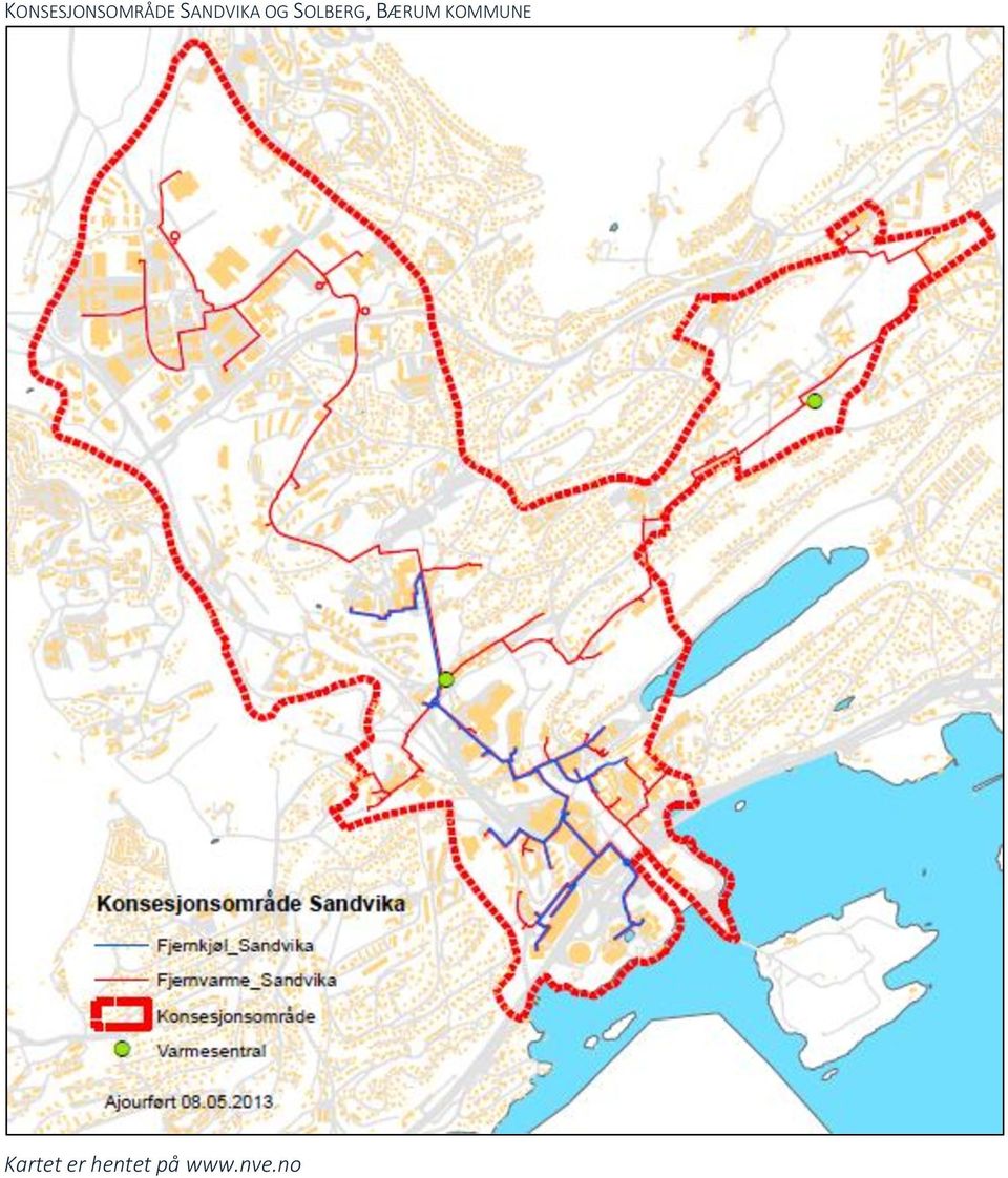 BÆRUM KOMMUNE Kartet