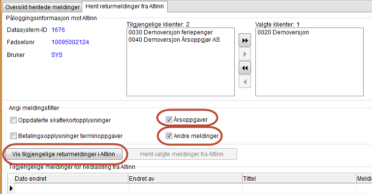 b) Send CD/DVD/Diskett til: Skattedirektoratet Grunnlagsdata Innhenting Postboks 6551, Etterstad 0606 OSLO 7. Skrive ut lønns- og trekkoppgaver 7.