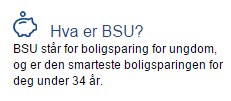 Oppgave 5 (4 poeng) Tenk deg at du oppretter en BSU-konto 1. januar neste år og setter inn 25 000 kroner. Du setter inn 25 000 kroner 1. januar de neste sju årene også. Renten er 4,7 % per år.