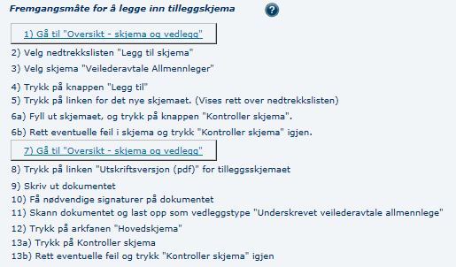 5 Det gis informasjon om hvordan man legger inn vedlegg.