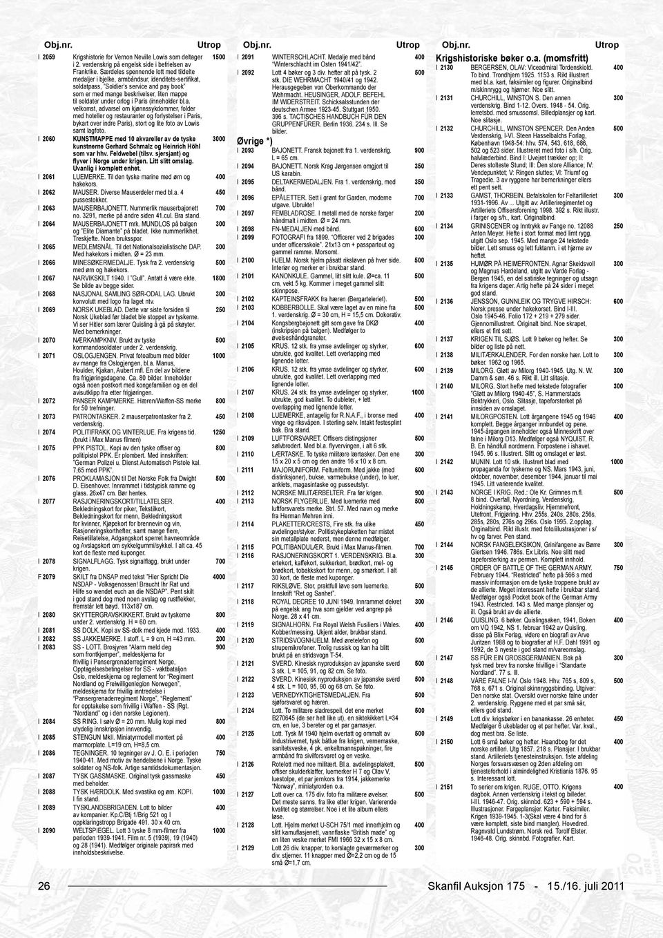 Særdeles spennende lott med tildelte I 2092 Lott 4 bøker og 3 div. hefter alt på tysk. 2 To bind. Trondhjem 1925. 1153 s. Rikt illustrert medaljer i bjelke, armbåndsur, idenditets-sertifikat, stk.