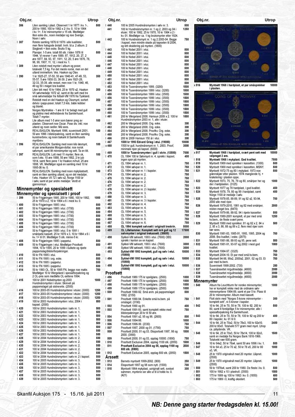 I 442 I 387 Rotete samling 1876 til 1978 i alle kvaliteter, men flere halvgode årstall. Innh. bl.a. 2 album. 2 Siegbrett + liten eske. Brutto 5 kg. I 388 Plansjer. 1-5 øre. totalt 68 stk.