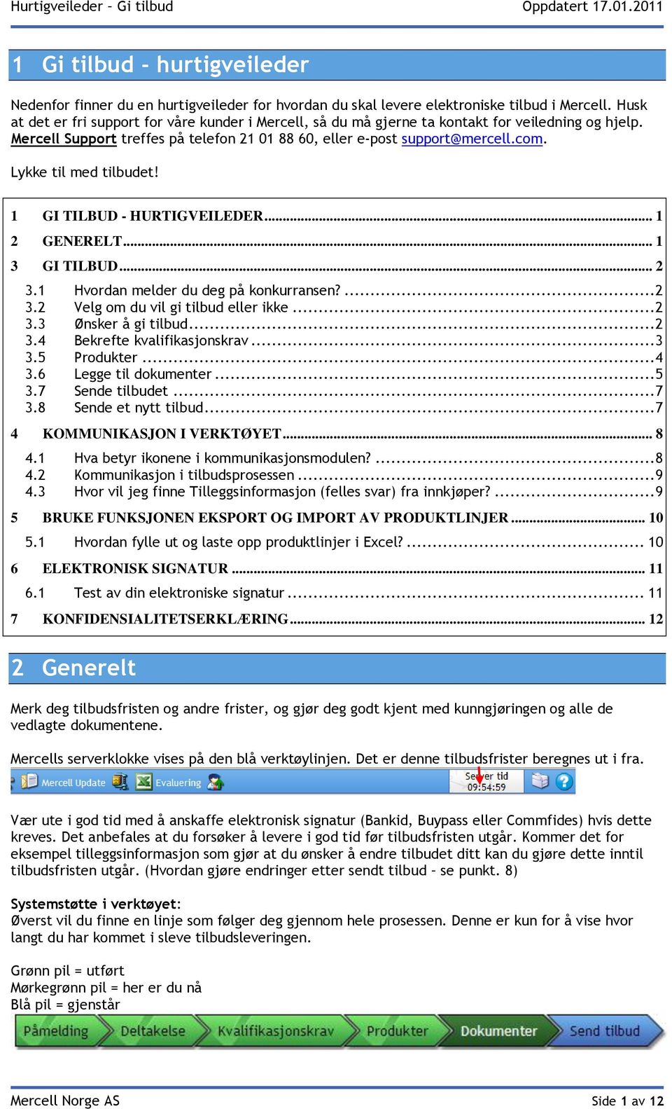 Lykke til med tilbudet! 1 GI TILBUD - HURTIGVEILEDER... 1 2 GENERELT... 1 3 GI TILBUD... 2 3.1 Hvordan melder du deg på konkurransen?... 2 3.2 Velg om du vil gi tilbud eller ikke... 2 3.3 Ønsker å gi tilbud.