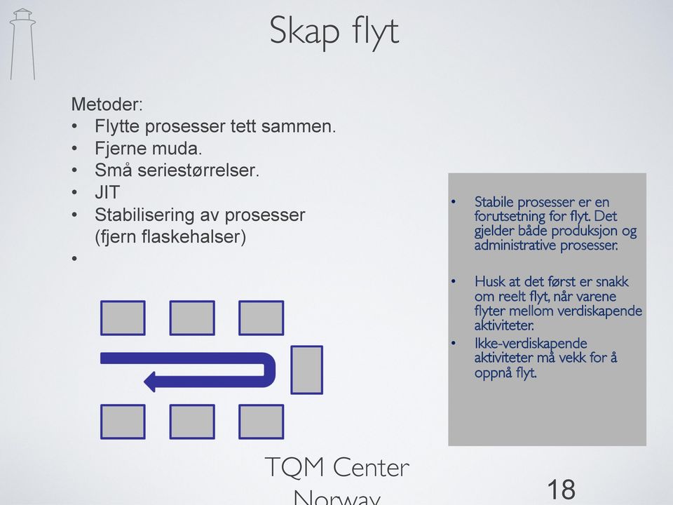 Det gjelder både produksjon og administrative prosesser.