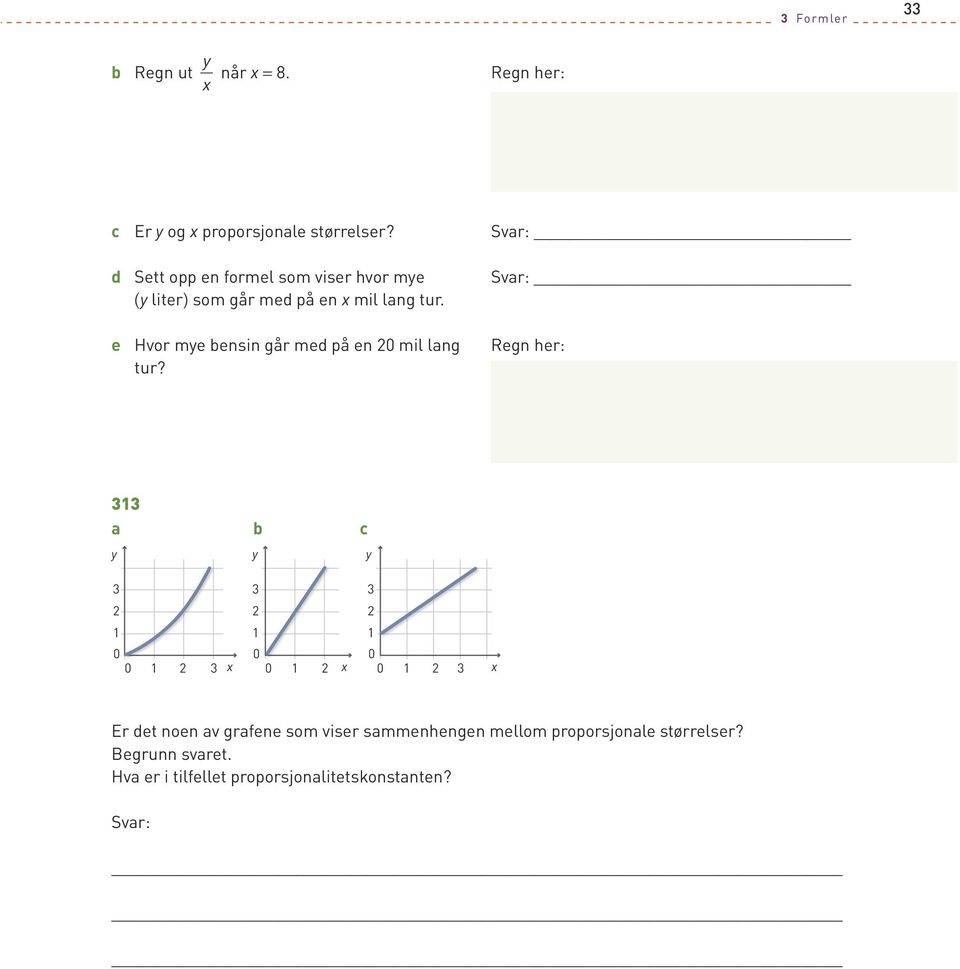 e Hvor mye bensin går med på en 0 mil lang tur?