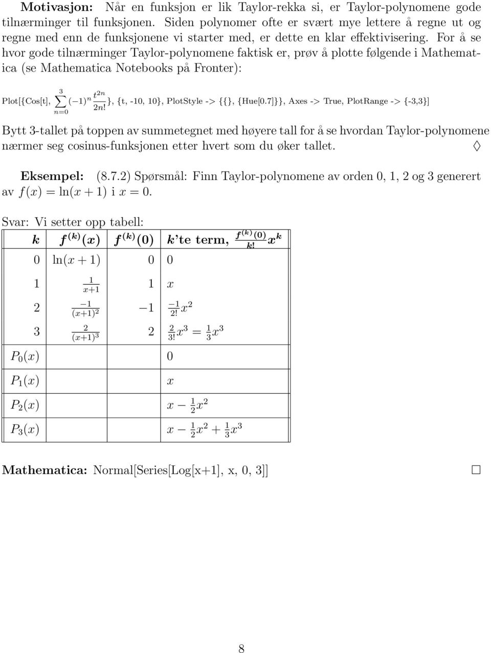 ( ) n tn }, {t, -0, 0}, PlotStyle -> {{}, {Hue[07]}}, Axes -> True, PlotRange -> {-3,3}] n!