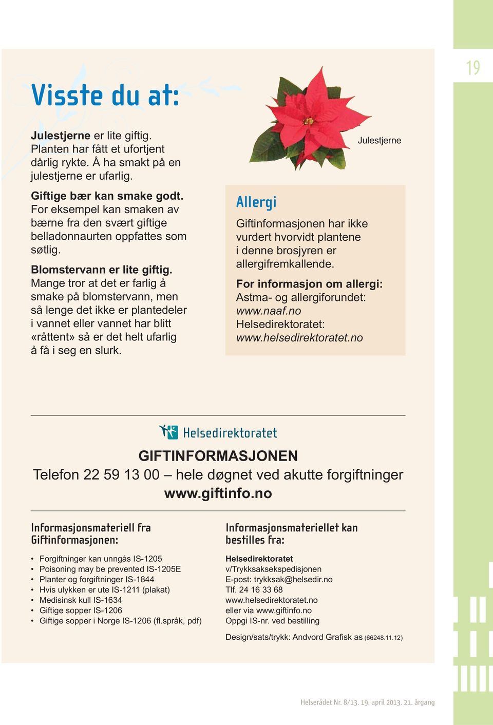 Giftinformasjonen: