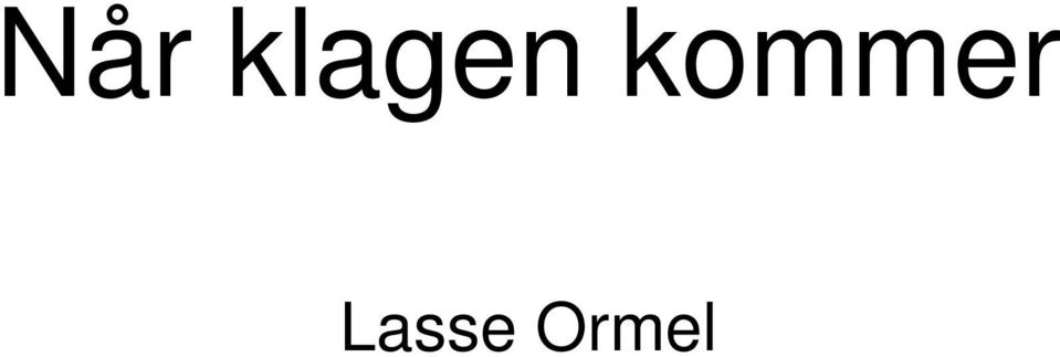 kommer