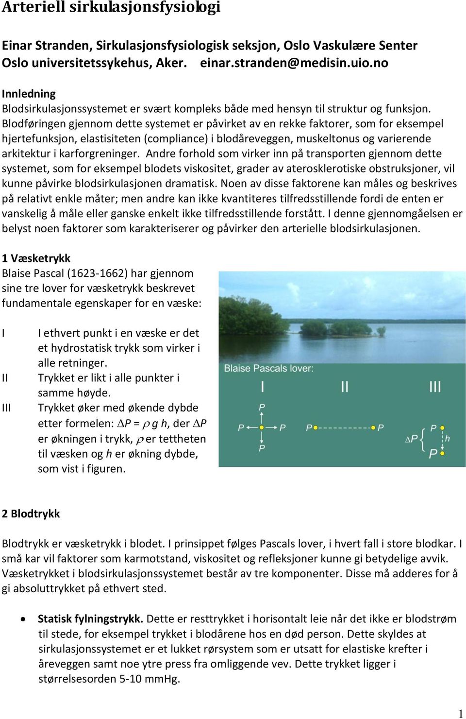 Blodføringen gjennom dette systemet er påvirket av en rekke faktorer, som for eksempel hjertefunksjon, elastisiteten (compliance) i blodåreveggen, muskeltonus og varierende arkitektur i