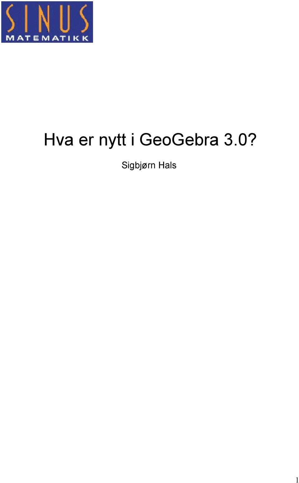 GeoGebra 3.