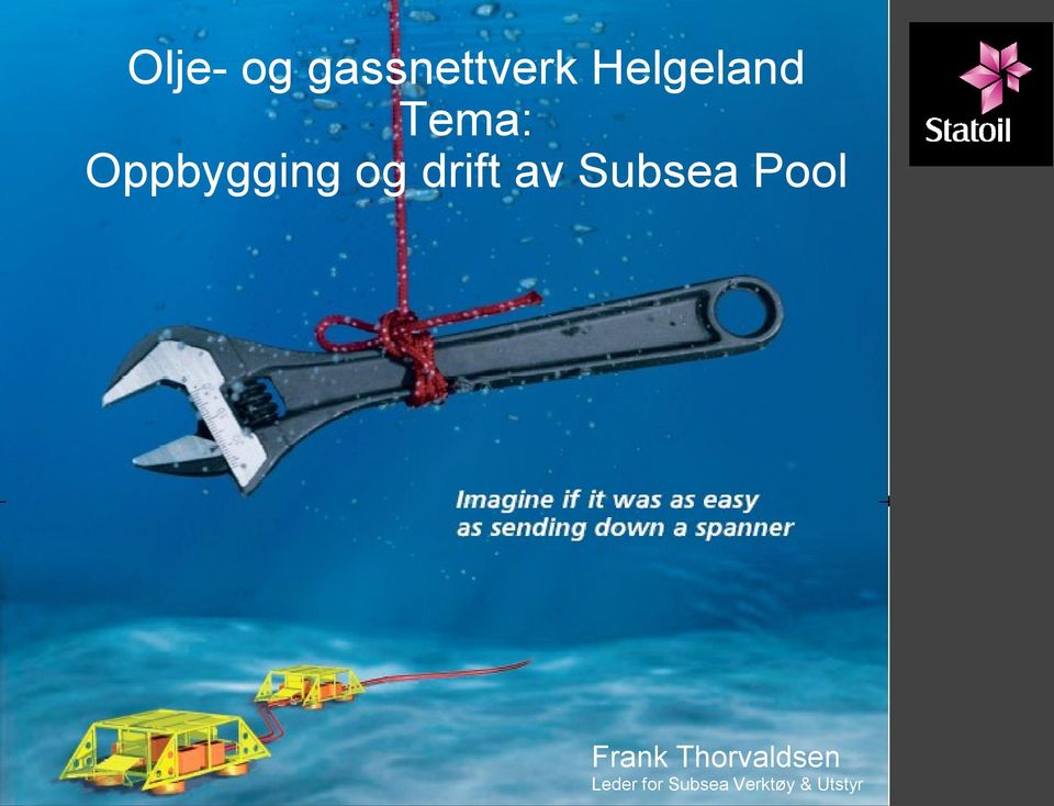 drift av Subsea Pool Frank