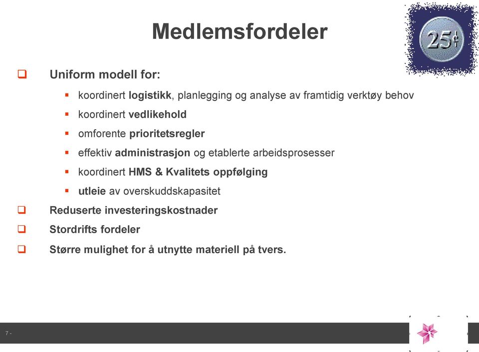 etablerte arbeidsprosesser koordinert HMS & Kvalitets oppfølging utleie av overskuddskapasitet